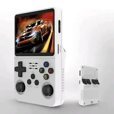 Consola portátil retro R36S 64gb Nuevo Blanco - miniatura 3