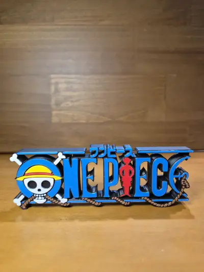 Figura decorativa One Piece en 3D - miniatura 1
