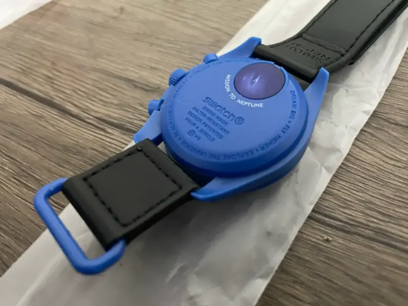 Reloj Omega Swatch azul edición especial - 2