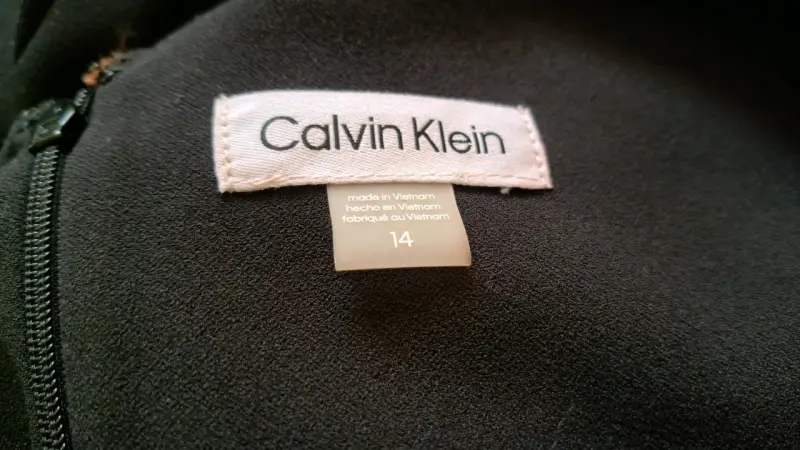 Vestido negro elegante Calvin Klein - 3