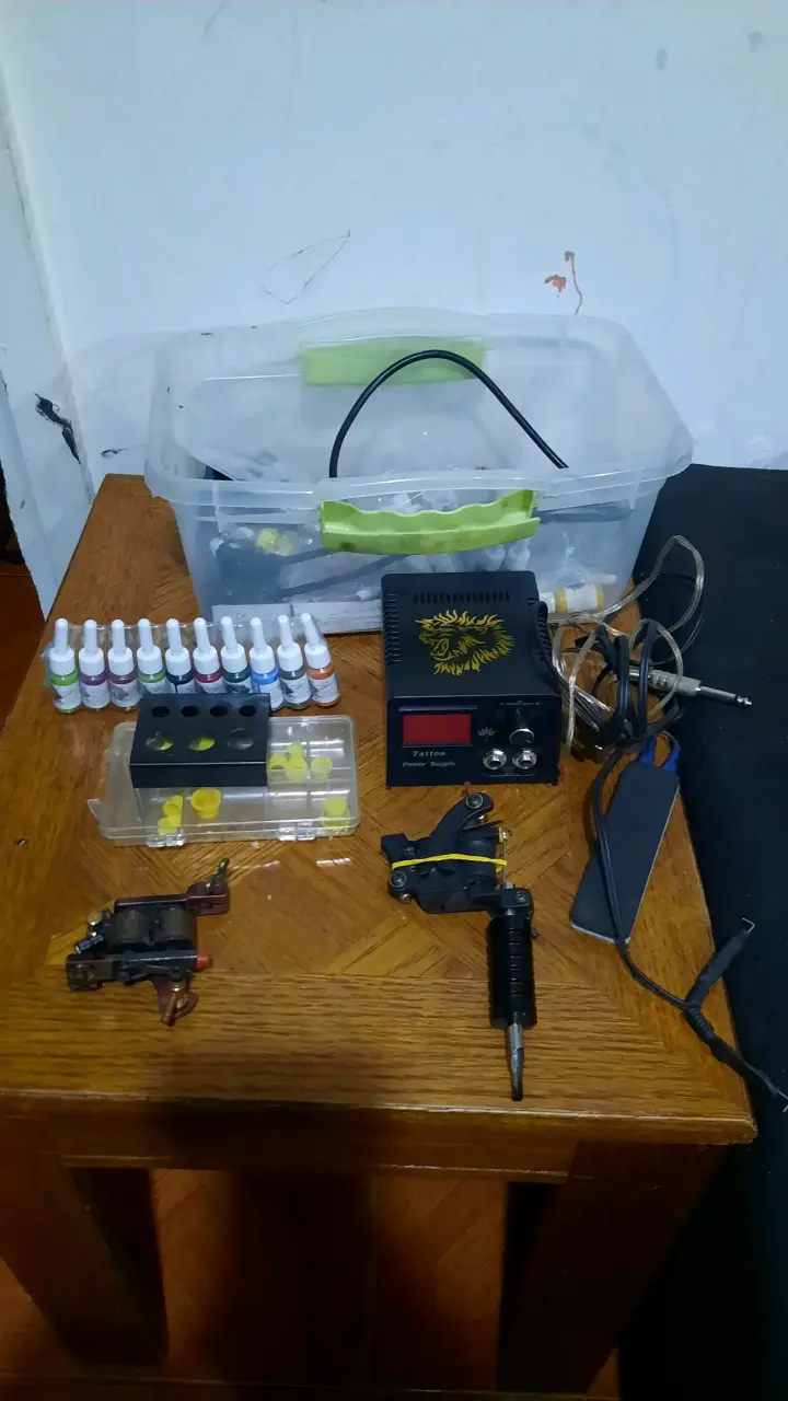 Kit completo de tatuaje profesional