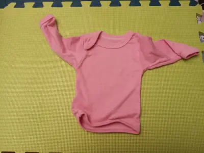 Polera de bebé rosado manga larga - miniatura 1