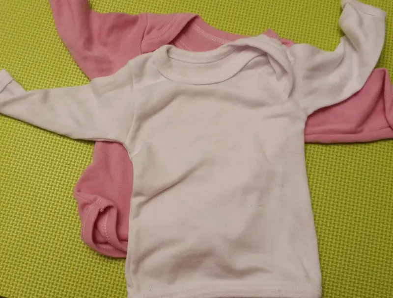 Polera de bebé rosado manga larga - 2