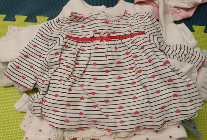 Polera de bebé rosado manga larga - 3