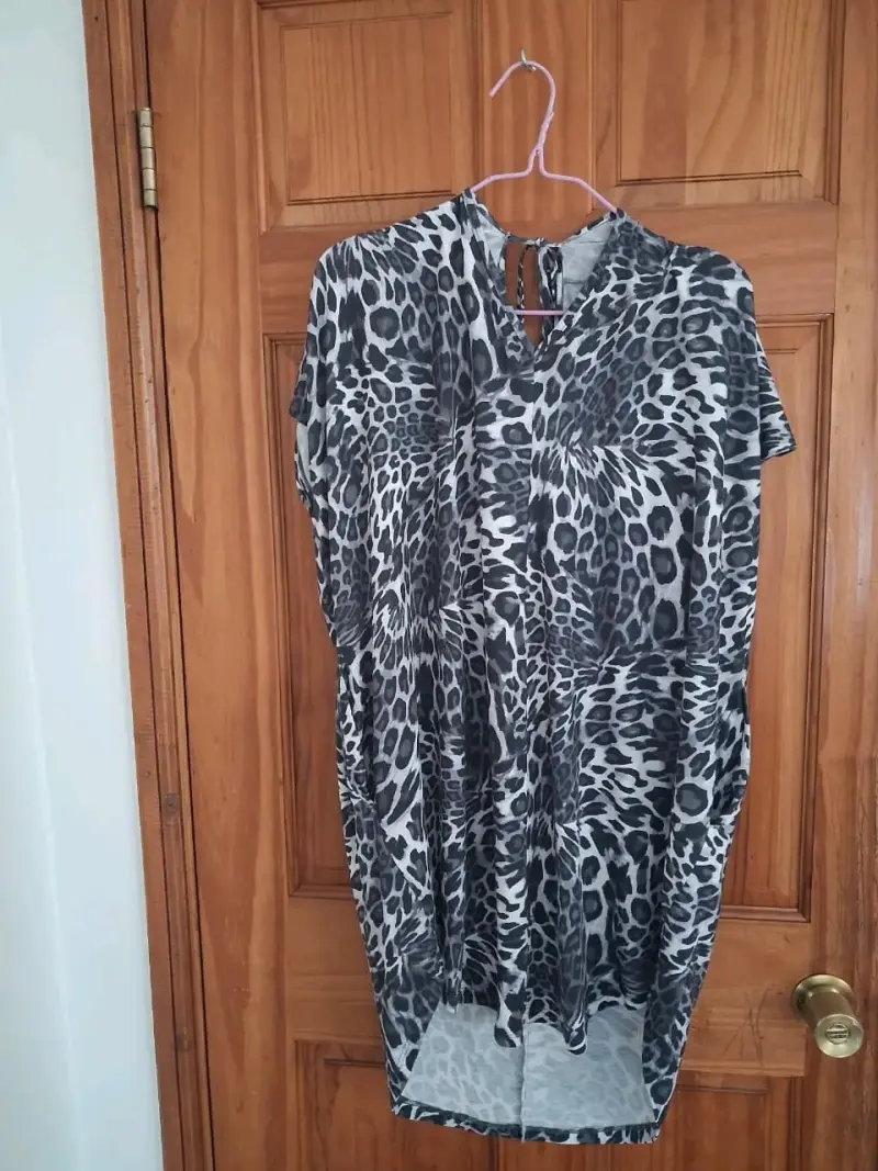 Vestido animal print sin mangas - 5