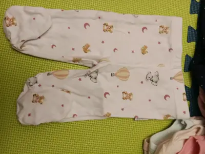 Pantys de bebé color blanco - miniatura 4