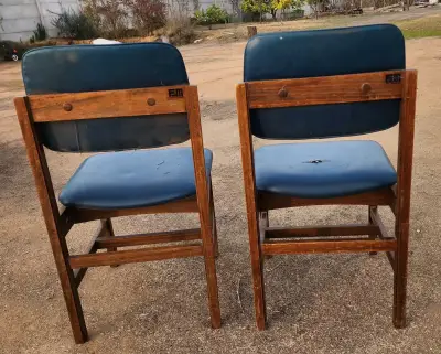 Par de Sillas de madera Fernando Mayer - miniatura 1