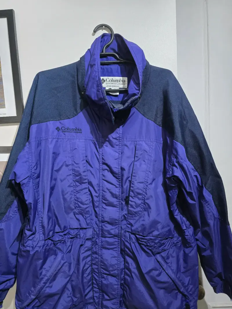 Chaqueta impermeable Columbia morada L - 4