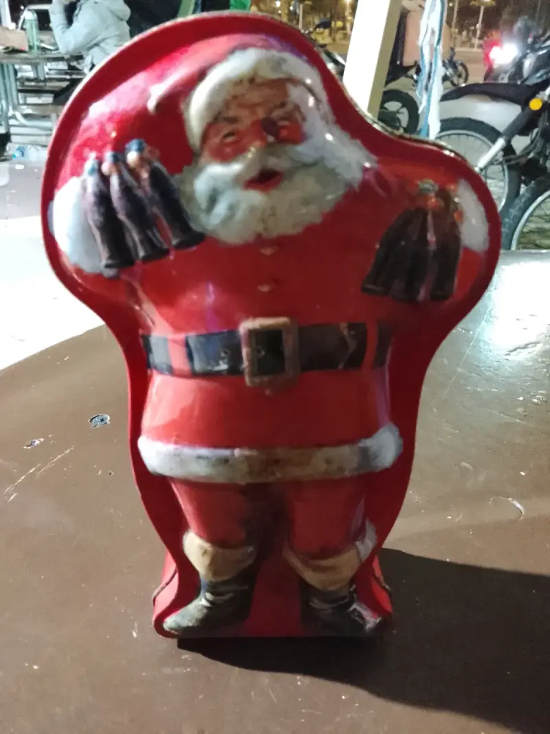 Figura decorativa de Papá Noel vintage - 1