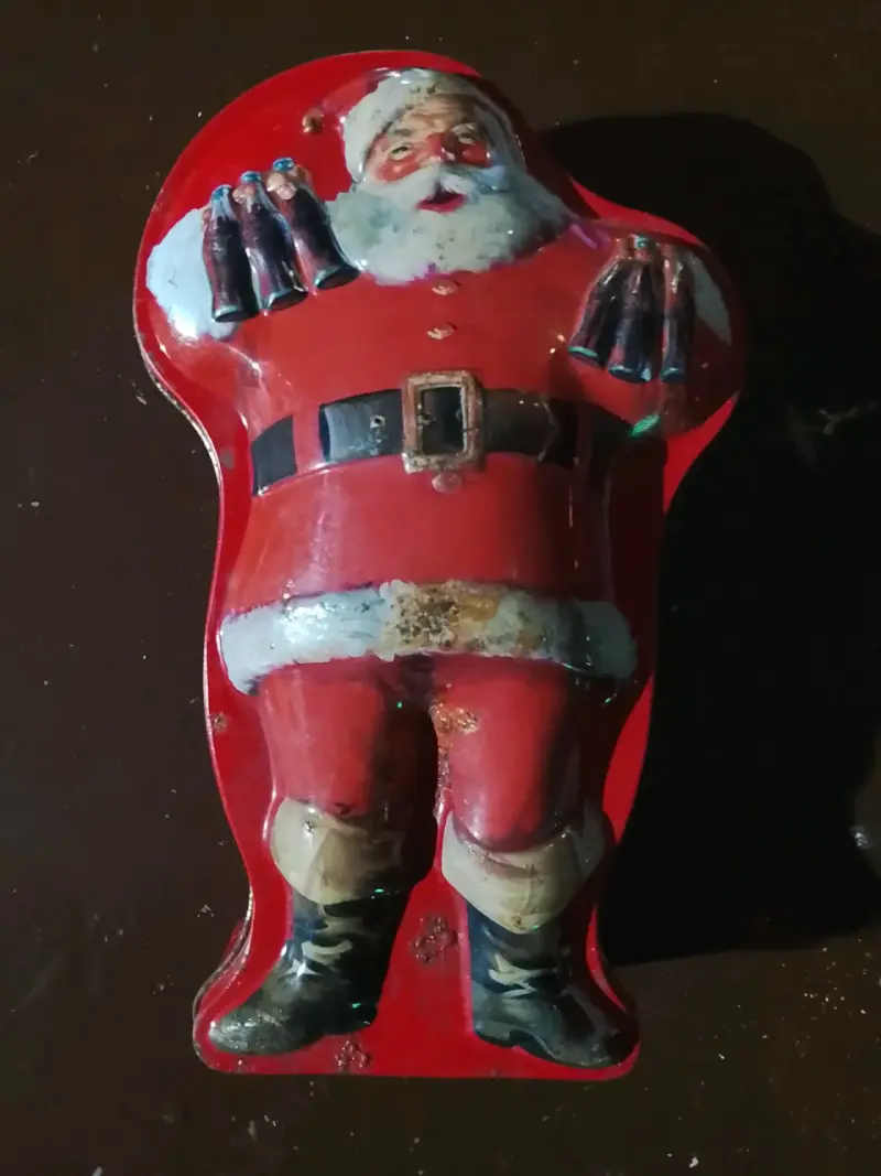 Figura decorativa de Papá Noel vintage - 2
