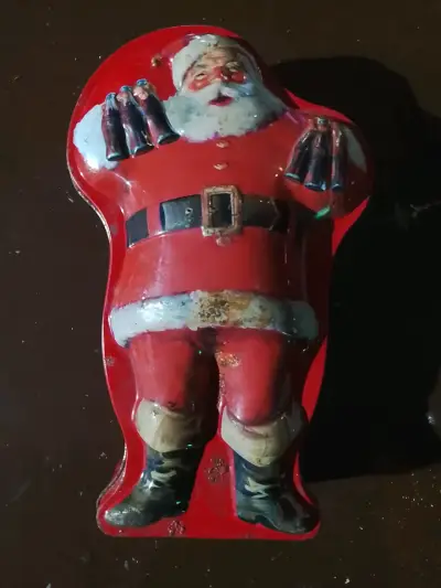 Figura decorativa de Papá Noel vintage - miniatura 2