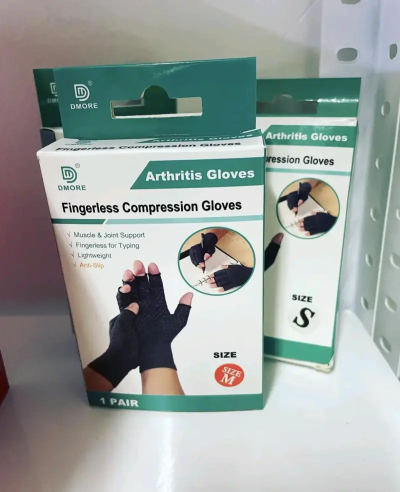 Guantes de compresión sin dedos Dmore talla M