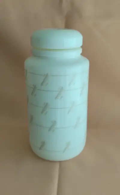 Frasco Milk Glass Vintage - miniatura 2