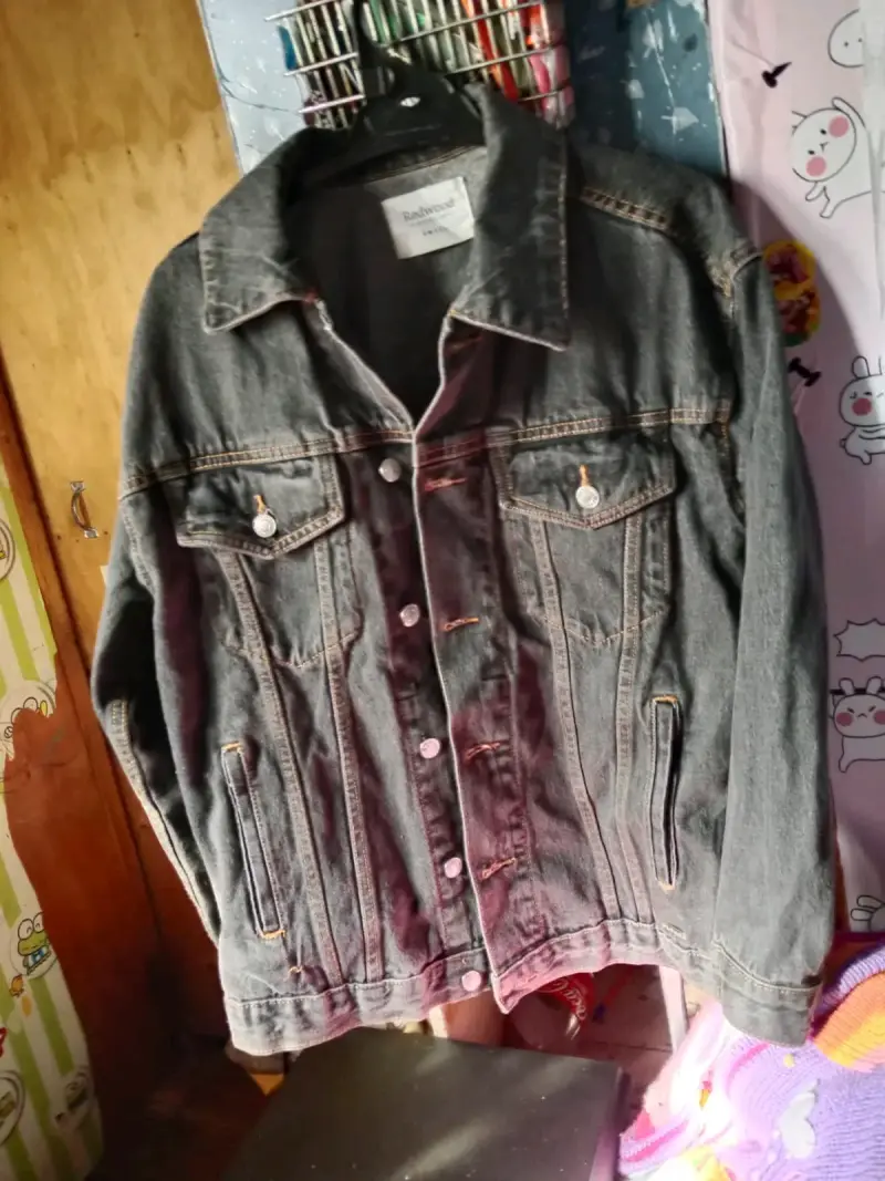 Chaqueta de mezclilla negra Redwood mujer