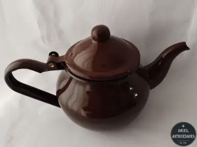 Teterita Enlozada Cafe Te o Simplemente para Decor - miniatura 4