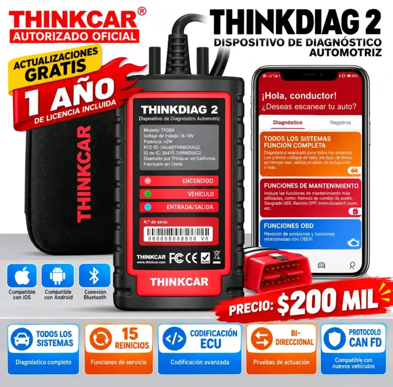 Thinkdiag 2 dispositivo de diagnóstico automotriz - 1