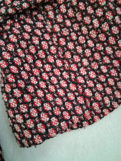 Abrigo estampado con cinturón para mujer - miniatura 3