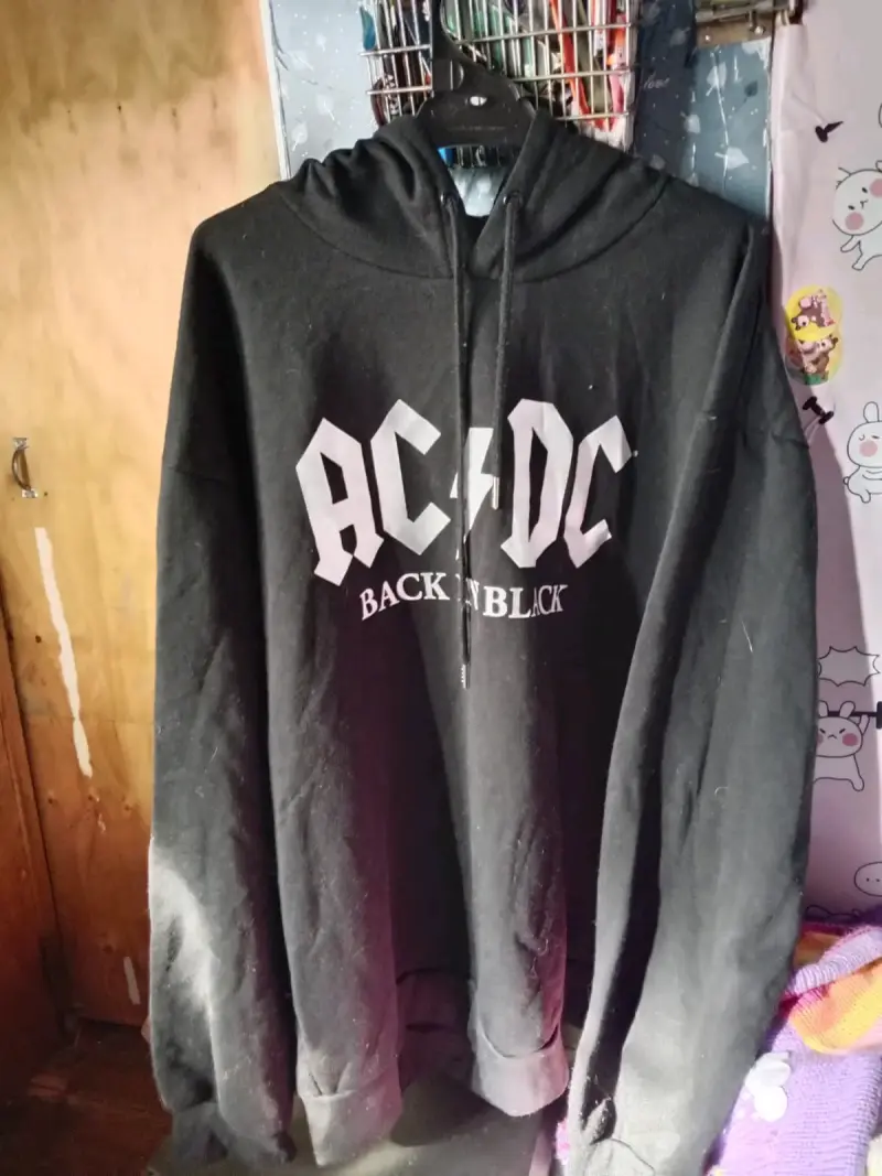Polerón negro AC/DC Back in Black