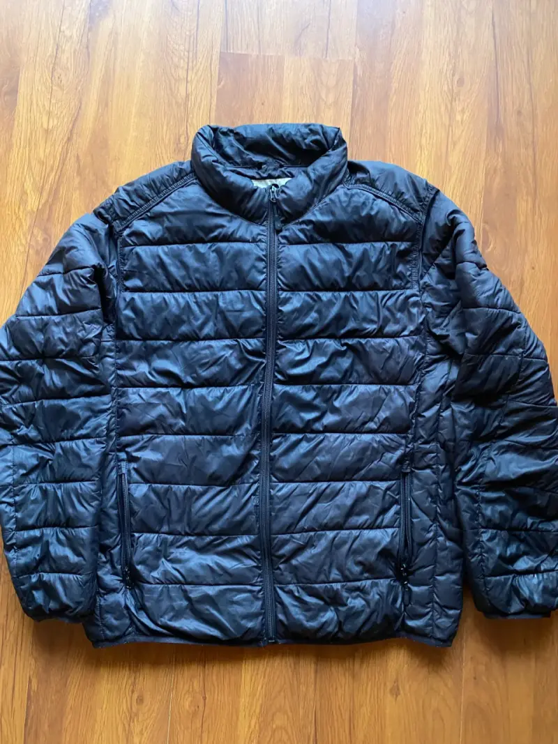 Chaqueta acolchada negra para hombre - 1