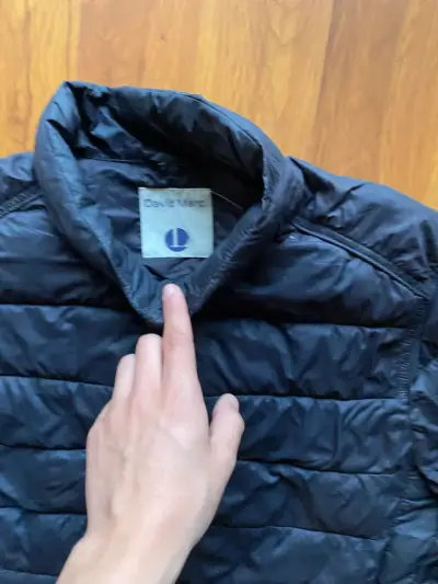 Chaqueta acolchada negra para hombre - miniatura 2