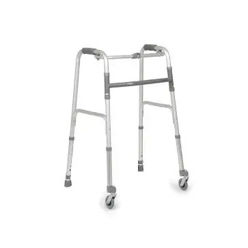 Andador plegable de aluminio con ruedas