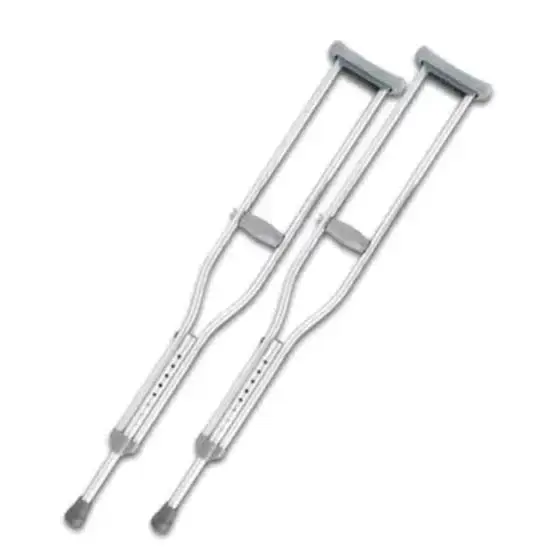 Muletas ajustables de aluminio ligeras