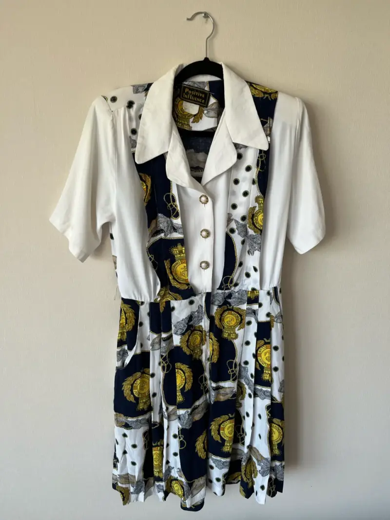 Vestido vintage Positive Influence estampado