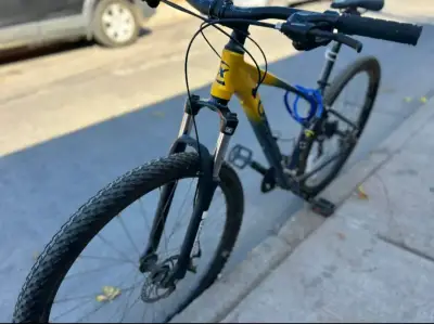 Bicicleta Oxford montaña amarilla y negra - miniatura 5