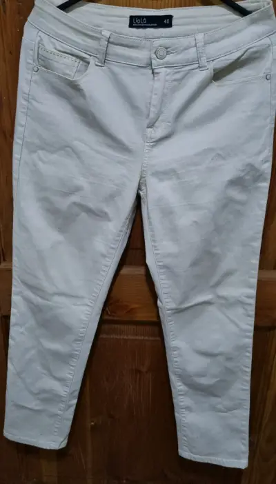 Pantalones beige Liola talla 40 - miniatura 1