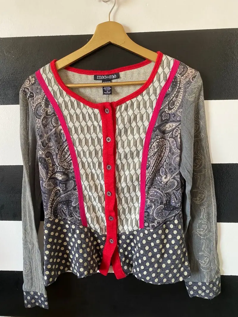 Cardigan estampado multicolor Mac & Me