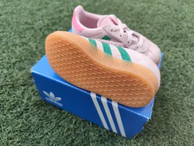 Zapatillas Adidas Gazelle para niños rosadas - miniatura 3