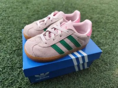 Zapatillas Adidas Gazelle para niños rosadas - miniatura 5