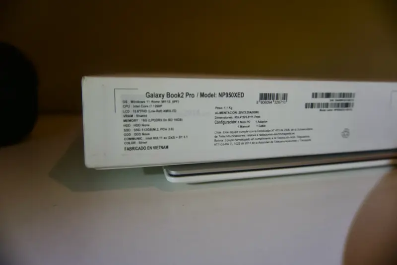 Galaxy book 2 pro 15.6 pulgadas Oled - 3