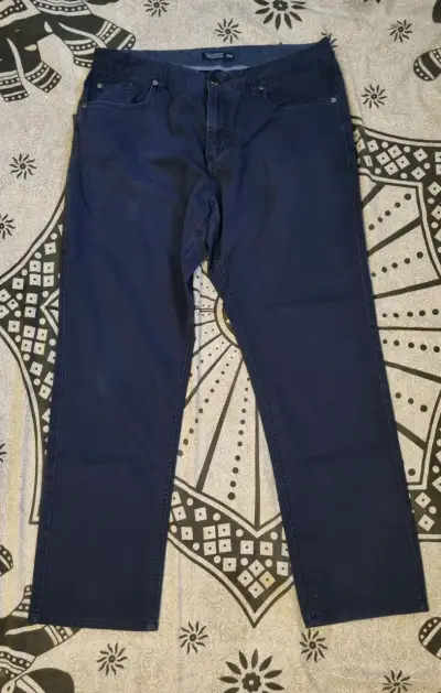 Pantalon azul marino para hombre talla 48 - miniatura 1