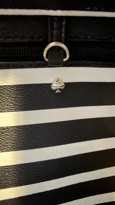 Tote  Kate Spade a rayas blanco y negro - miniatura 4