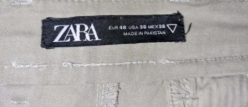 Pantalones zara verde oliva para hombre - 2