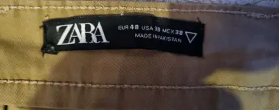 Pantalones Zara color beige para hombre - miniatura 2
