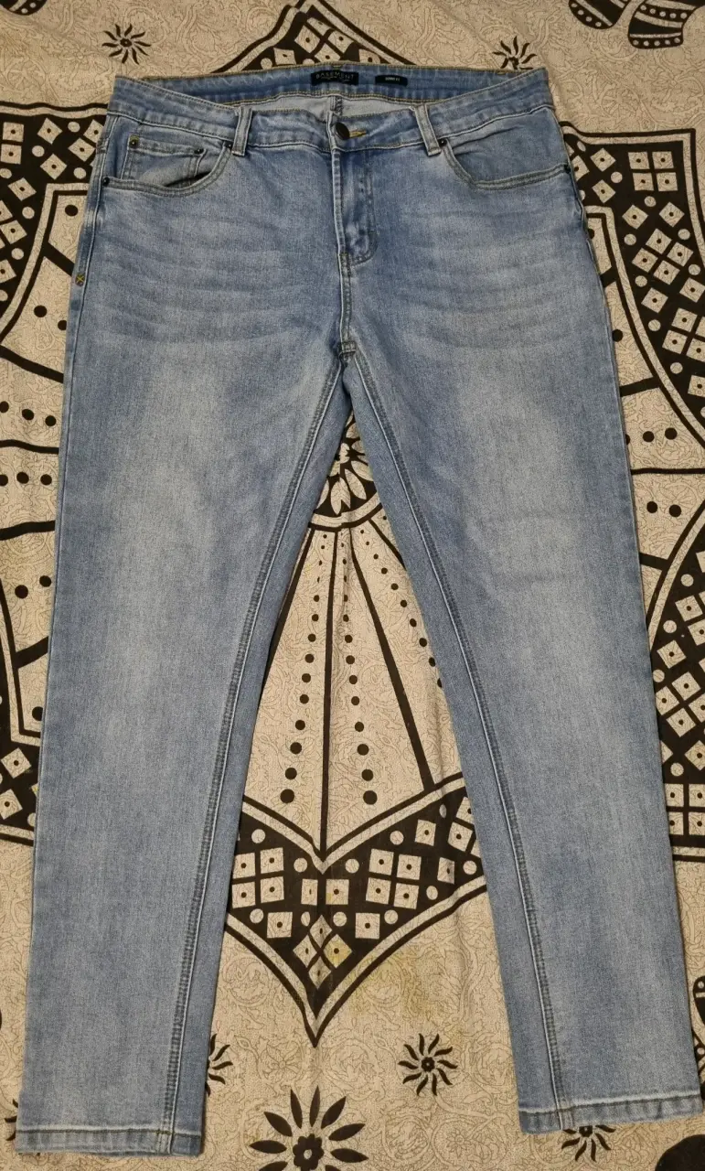 Jeans azul claro Basement para hombre - 1