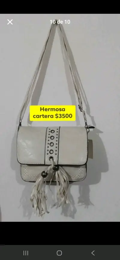 5 Carteras por $10.000 de ecocuero con flecos - miniatura 2