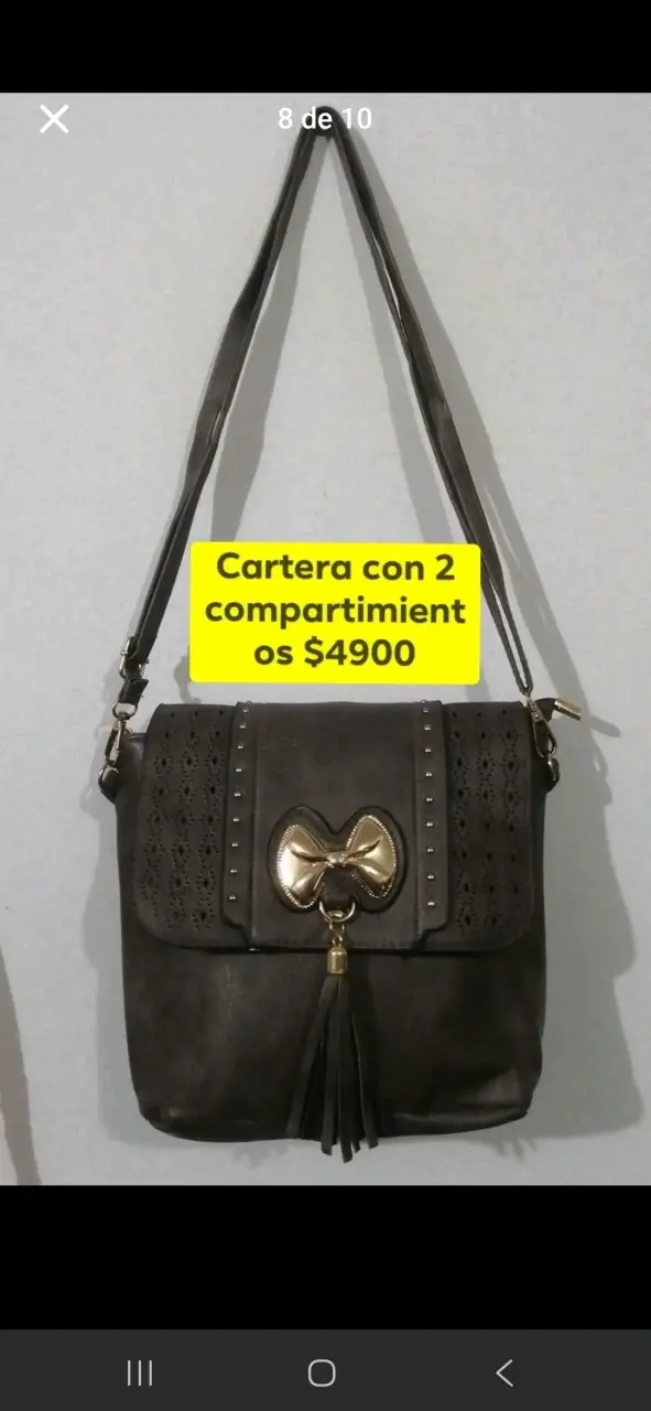 Cartera elegante con 2 compartimientos 5x$13000 - 2