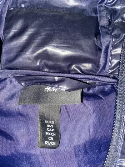Chaqueta acolchada azul para hombre - miniatura 2
