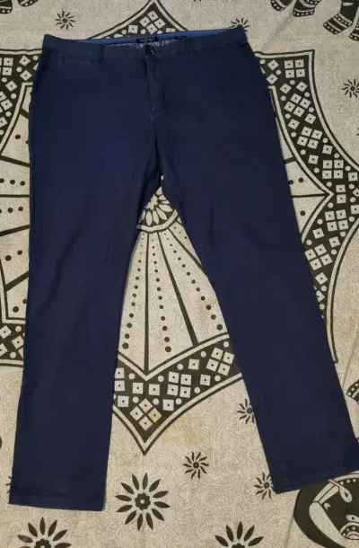 Pantalones azul Basement para hombre talla 48 - miniatura 1