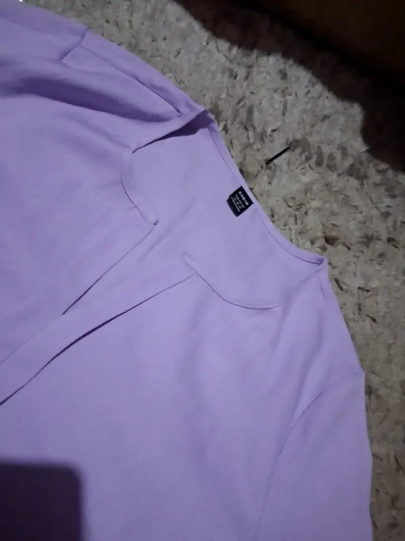 Polera roja con volantes para mujer - 6