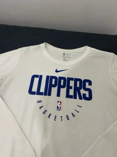 Polera Nike Clippers NBA blanca - miniatura 1