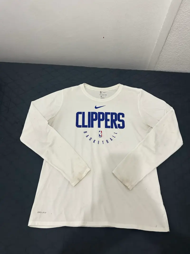 Polera Nike Clippers NBA blanca - 2
