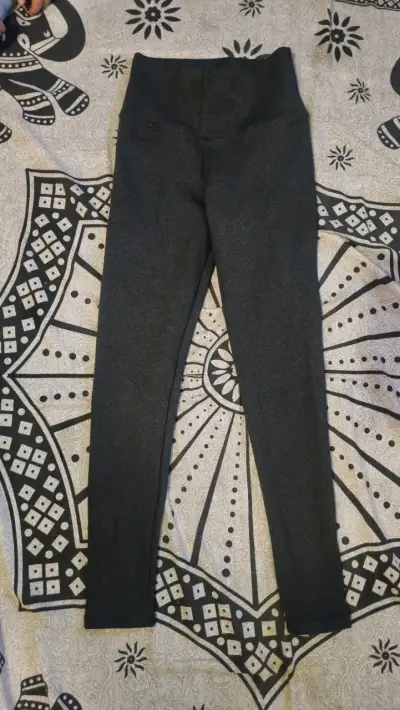 Calzas de polar  negros y plomo  para mujer - miniatura 1