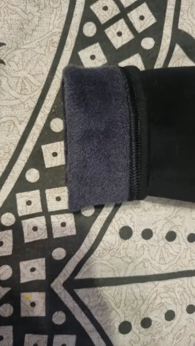 Calzas de polar  negros y plomo  para mujer - miniatura 3