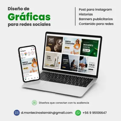 Servicio de diseño gráfico para redes sociales - miniatura 1