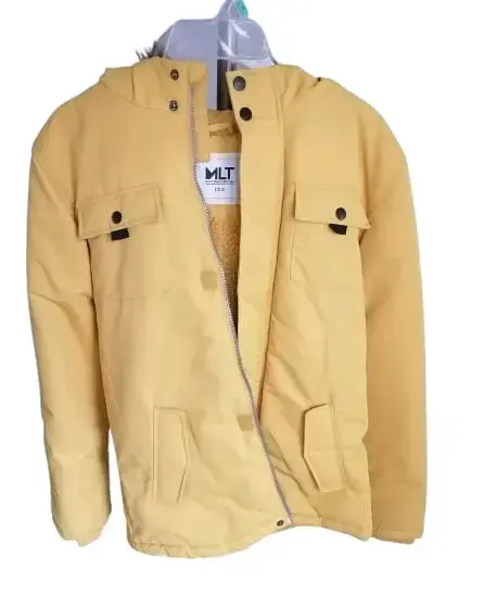 Chaqueta Amarilla con Capucha MLT - 1