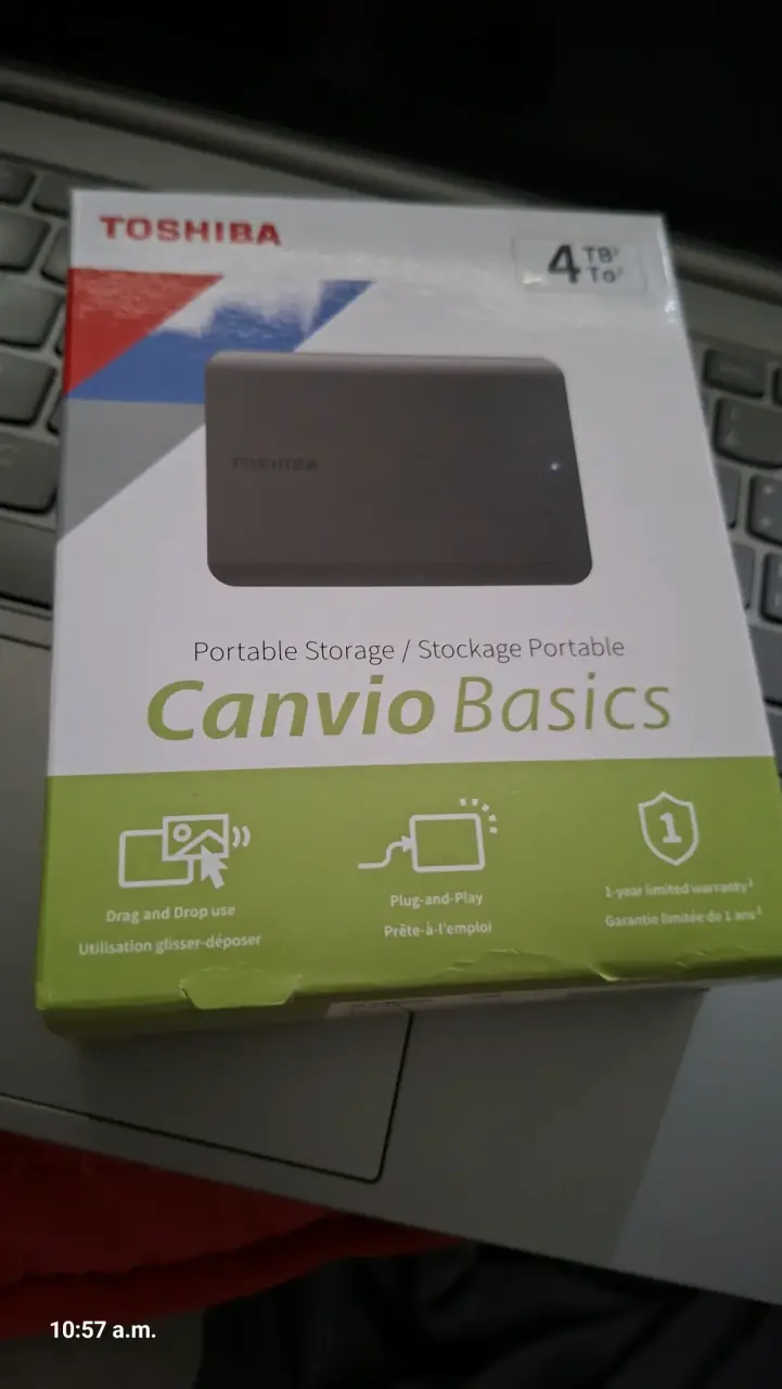 Disco duro externo Toshiba Canvio Basics 4TB